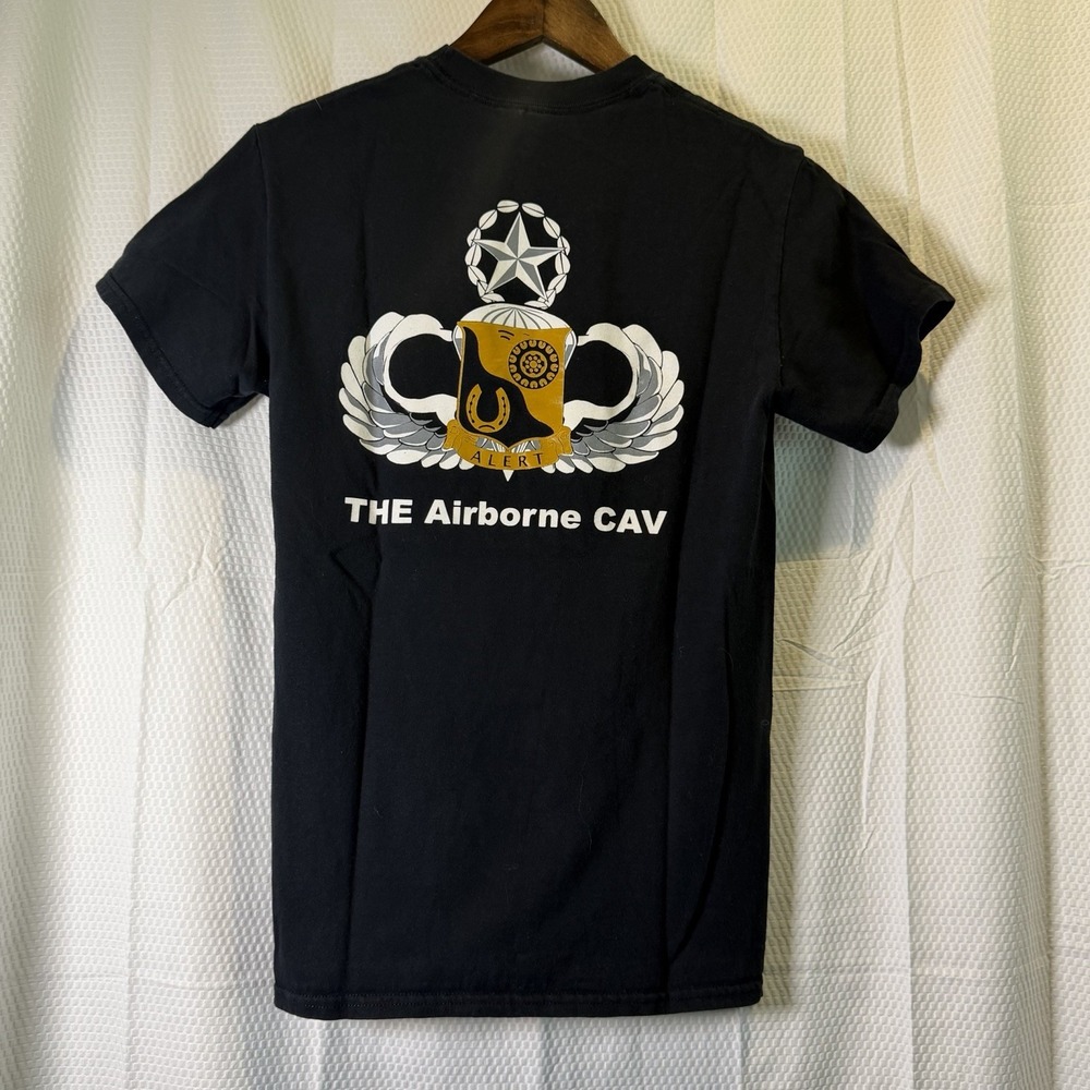 US Army Small 1st Squadron 91st Cavalry Regiment Airborne Cav Tee Size Small